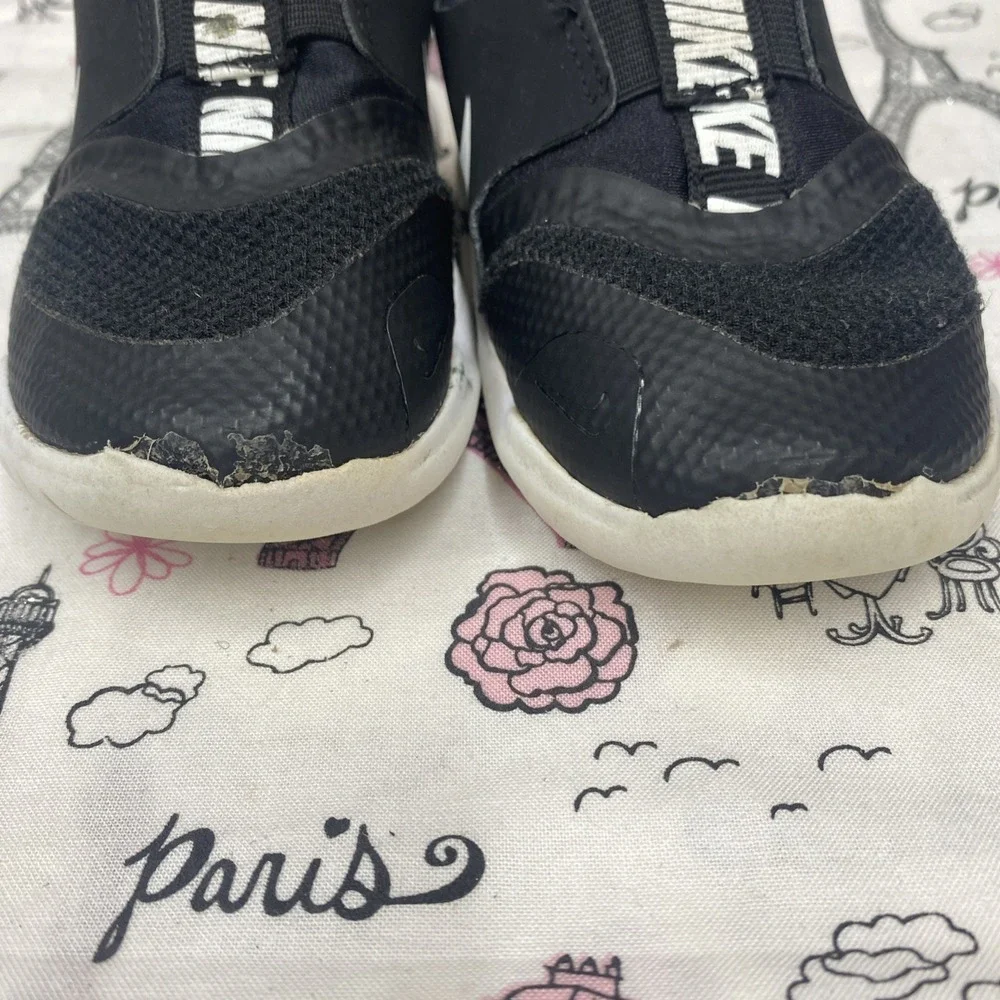 Nike Flex Runner Shoes Size 7c Baby Toddler Walking Sneakers  Black
